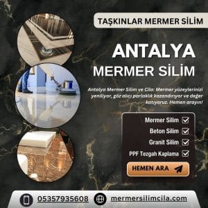 antalya mermer masa silim parlatma cilalama